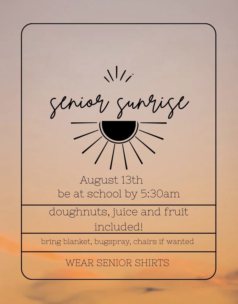 Senior sunrise