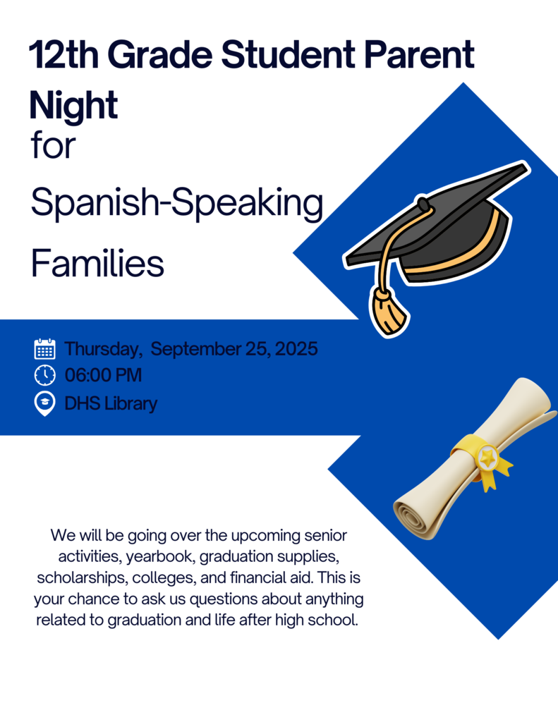 Spanish Senior Night Flyer