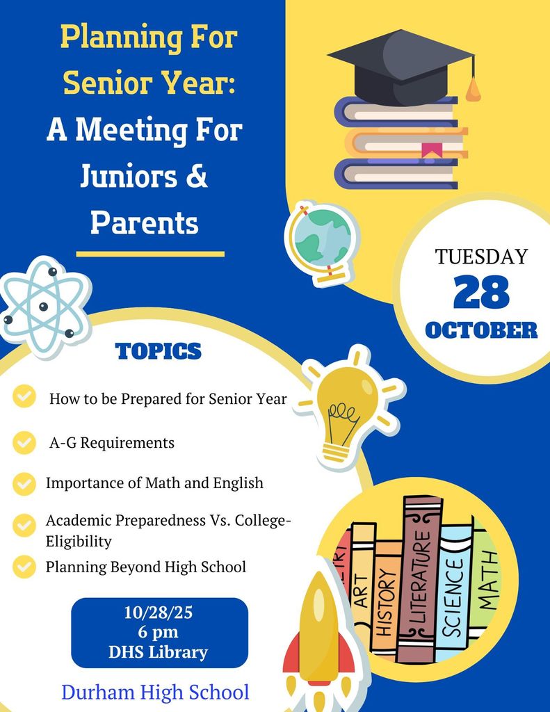 Junior Parent Meeting Flyer