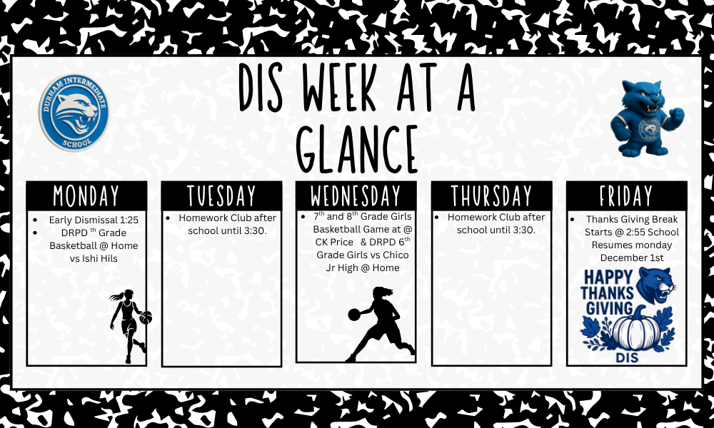 Week at a Glance Seesaw