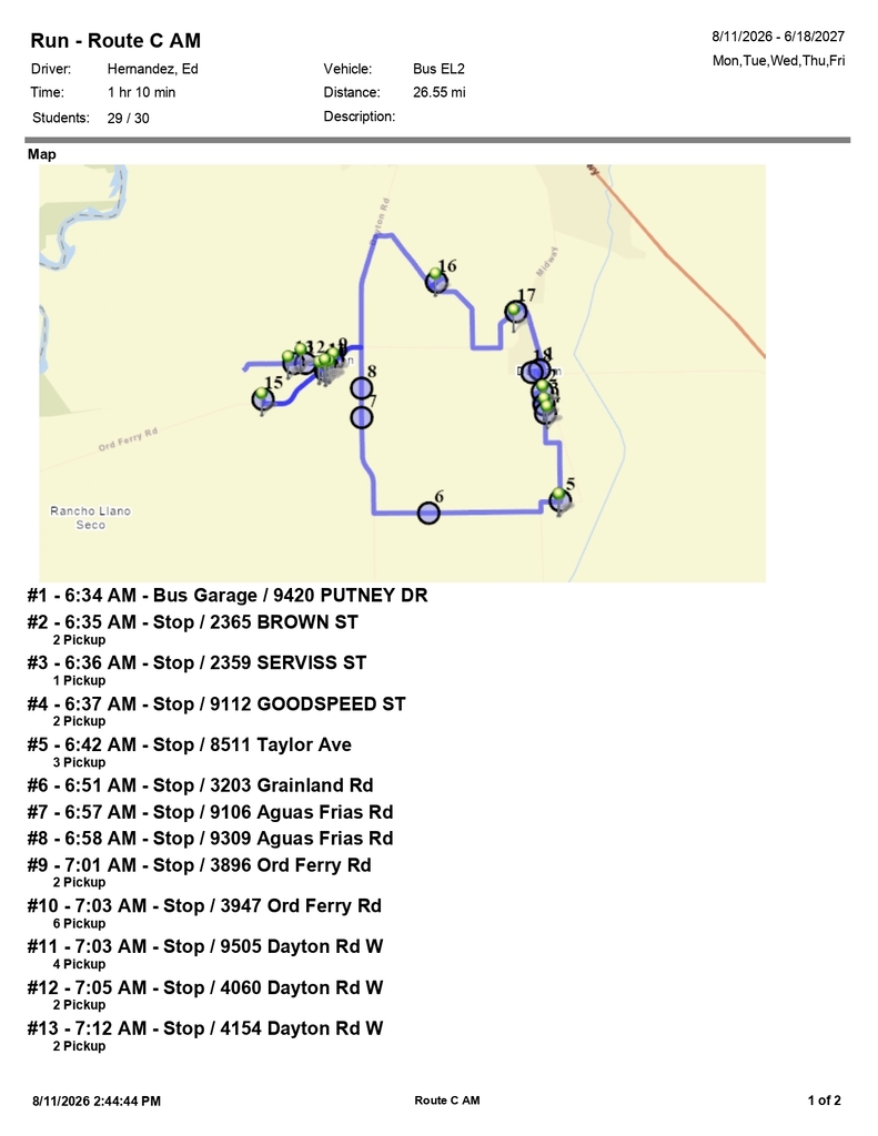 Route C