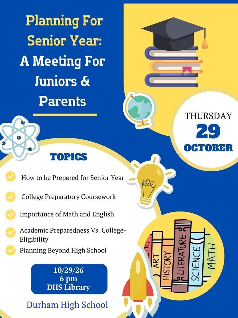 Junior Parent Night Flyer