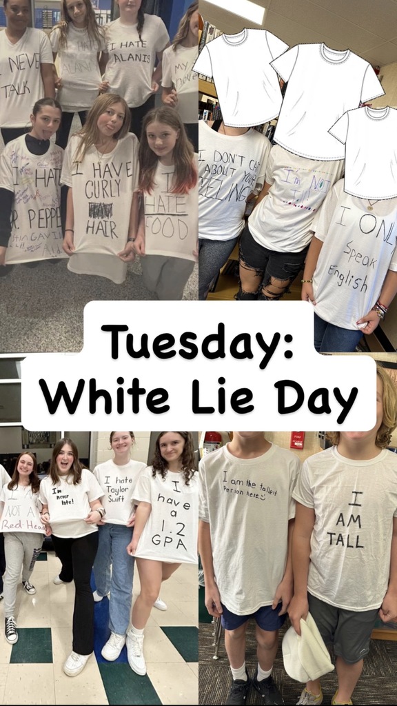 Tuesday: White Lie Day