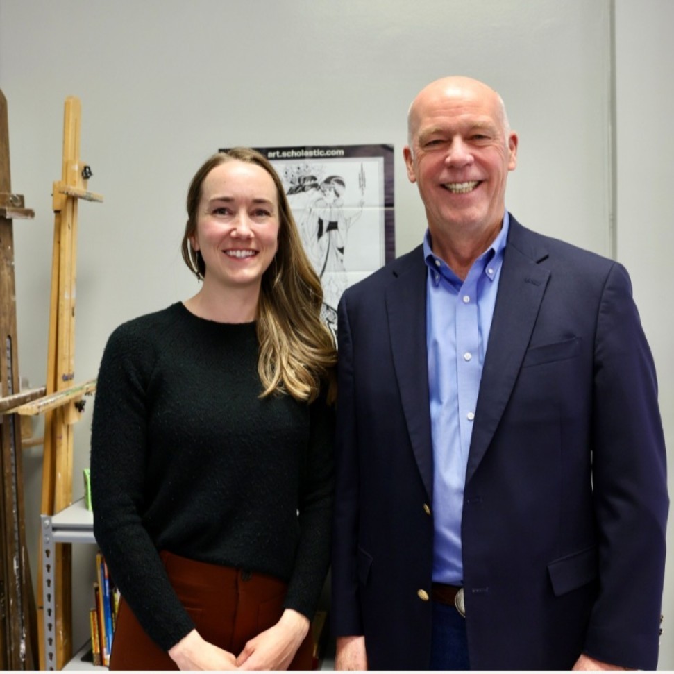 Mrs. Offerdal & Governor Gianforte