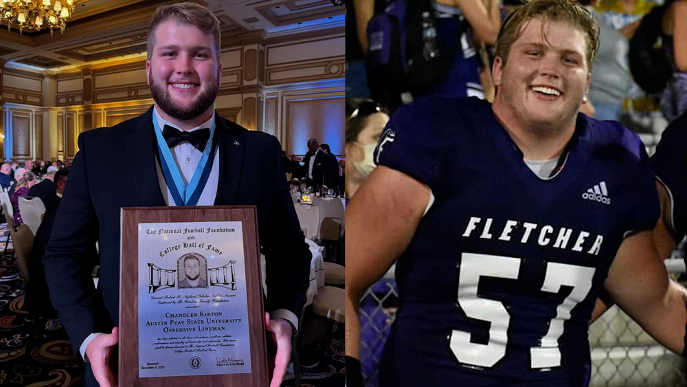 Fletcher High School graduate Chandler Kirton