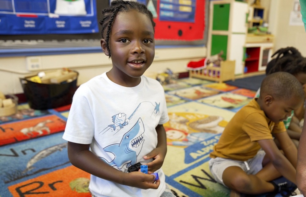 Student in Summer VPK at John Love Early Learning Center