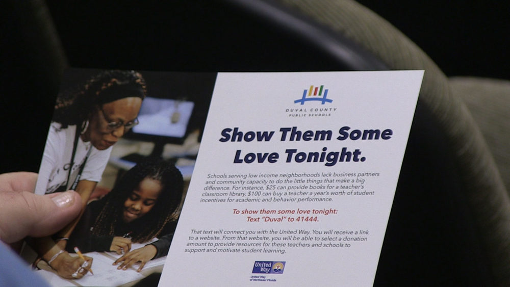 Card being held by someone