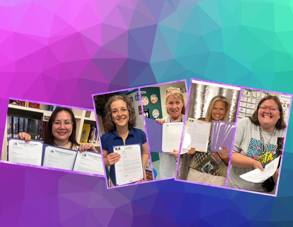 image of teachers receiving awards
