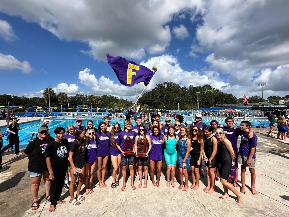 Fletcher Swim Team at Districts