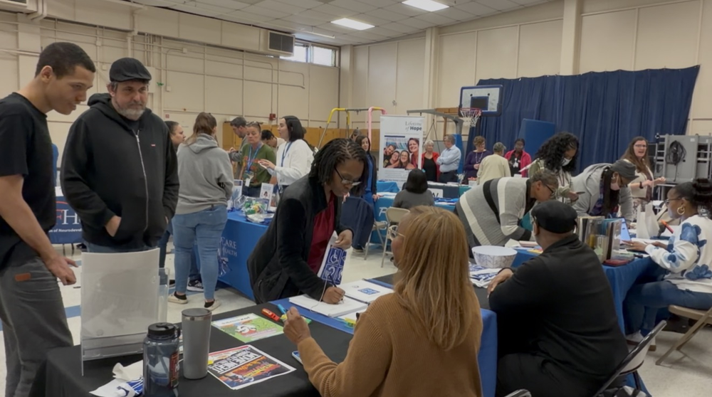 Community Resource Fair in the Gym