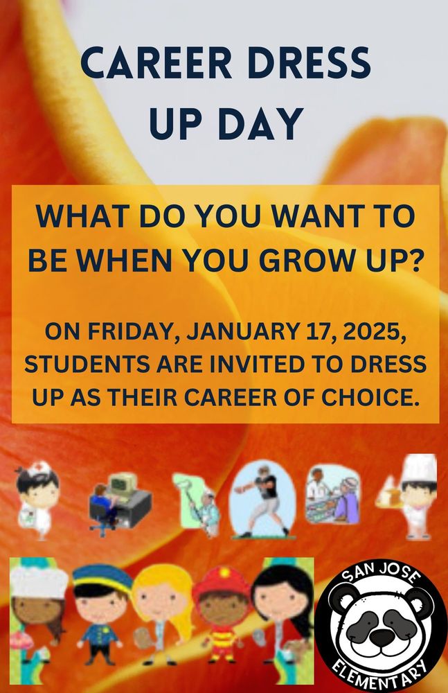 Career Dress Up Day Flyer 1/17/25