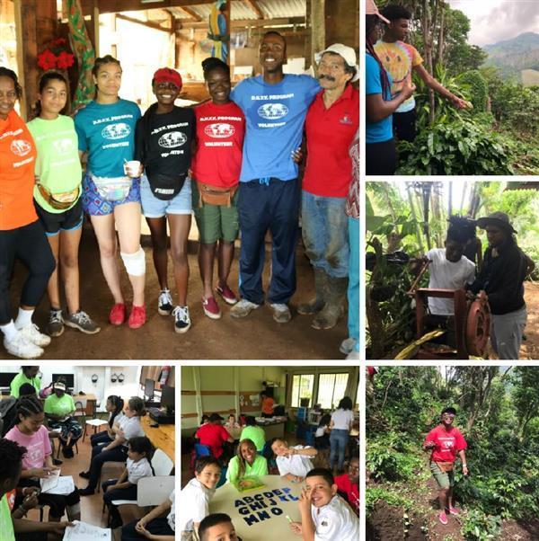 collage from students in Costa Rica trip