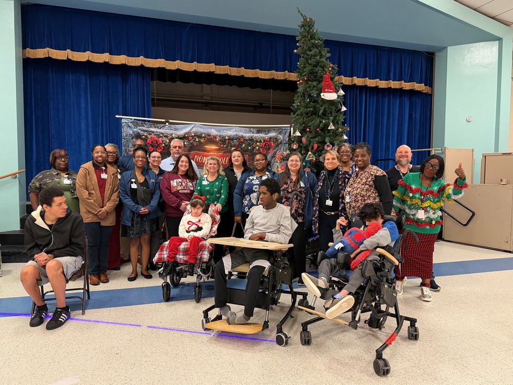 group picture with UF Health Staff and Students