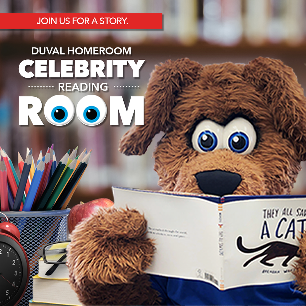 Dog staring at book and reading it, with giant eyes.