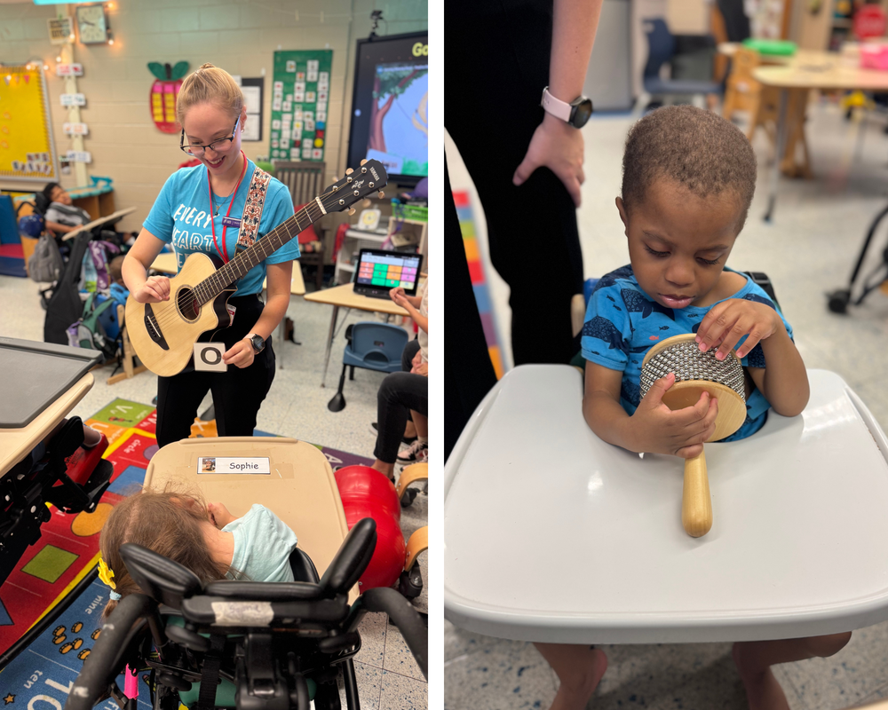 Music therapy session at Mandarin Oaks Elementary
