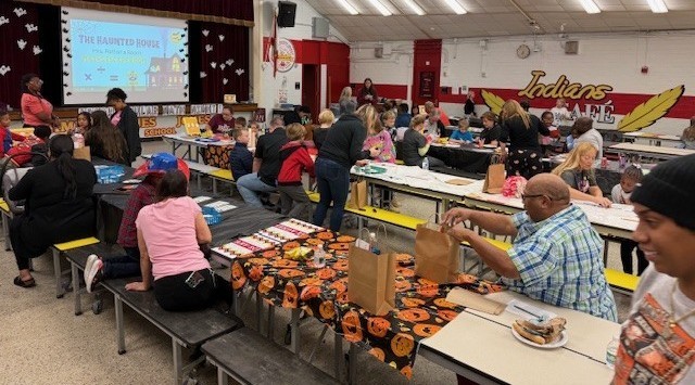 Families Participating in Family Math Night