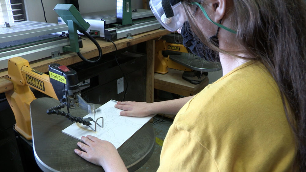 student training with machine