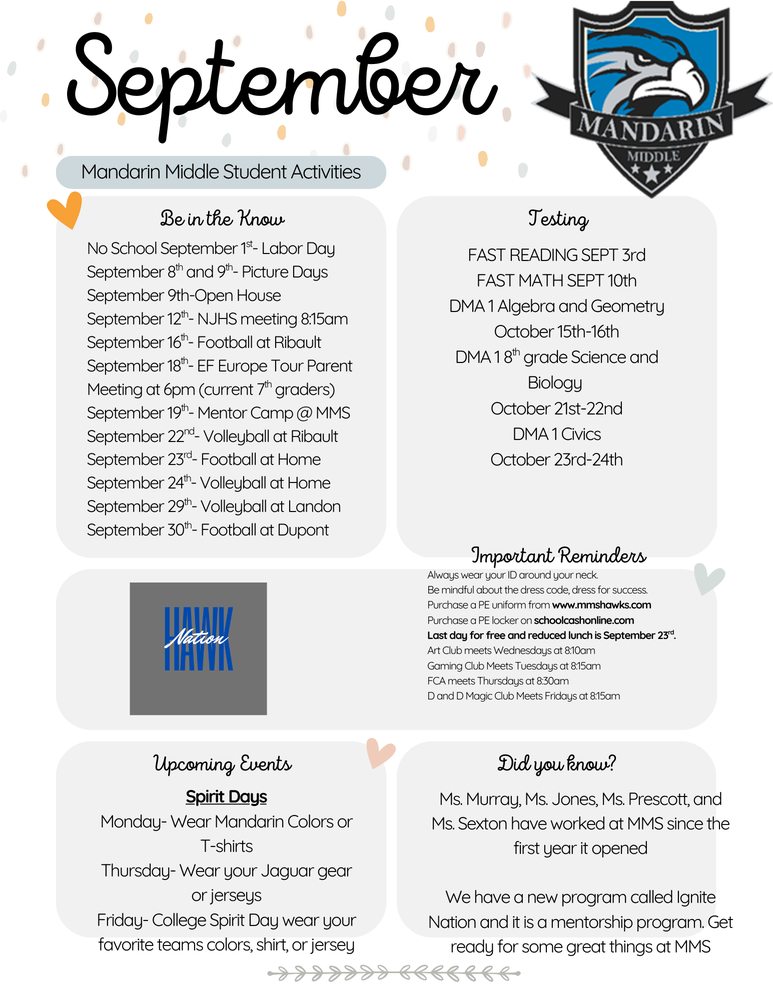 September Calendar