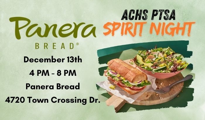 Panera Bread at Town Center PTSA Fundraiser 12/13. See post for more details.