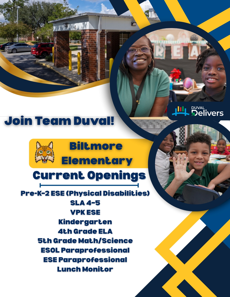 Job Openings at Biltmore Elementary