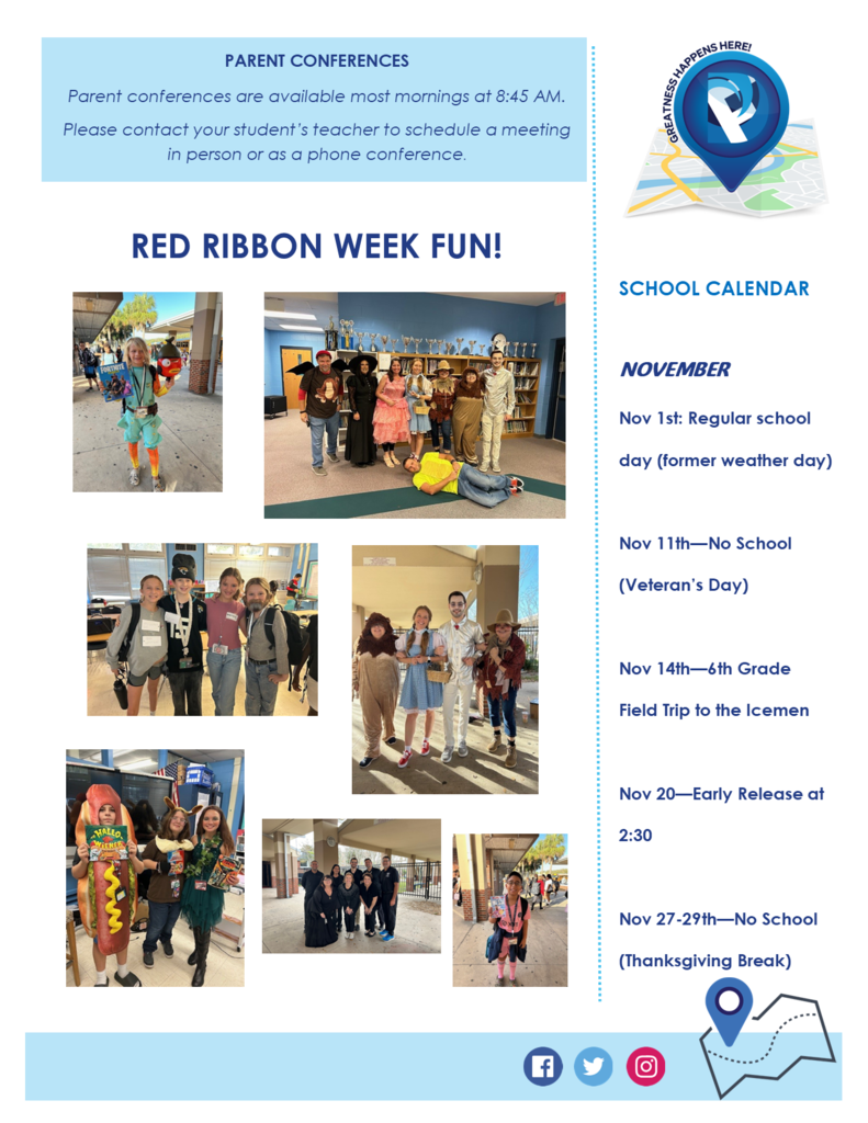 6th Grade Newsletter November
