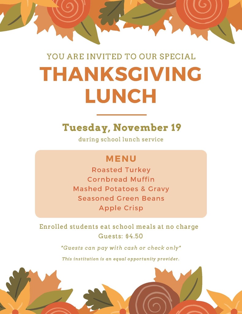 Our Annual Thanksgiving Luncheon is tomorrow!