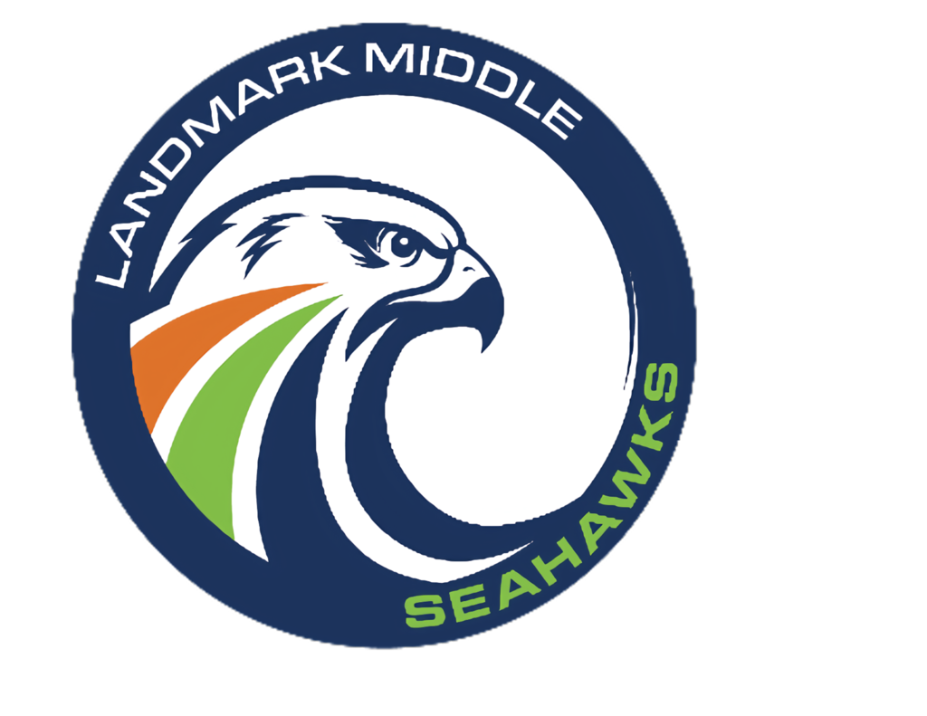 Landmark Middle School Seahawks Logo