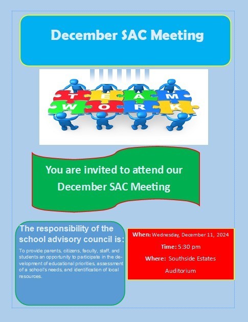 December SAC Meeting