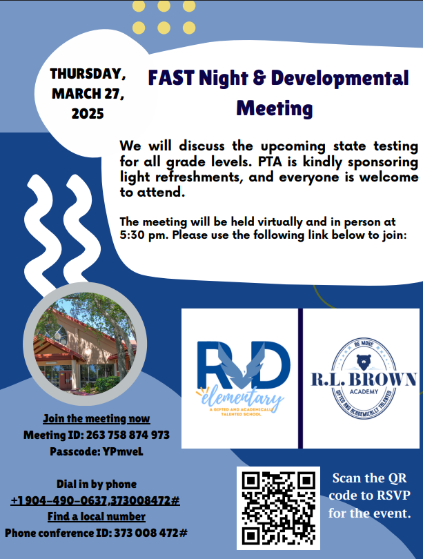 Dev. Meeting & FAST Night