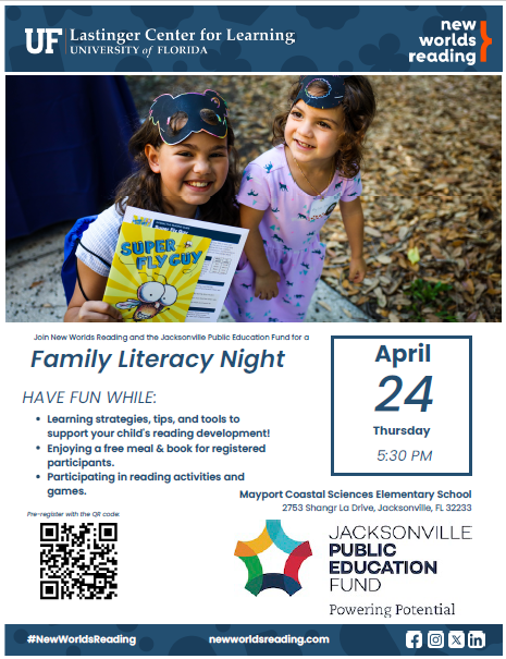 Family Literacy Night- April 24th