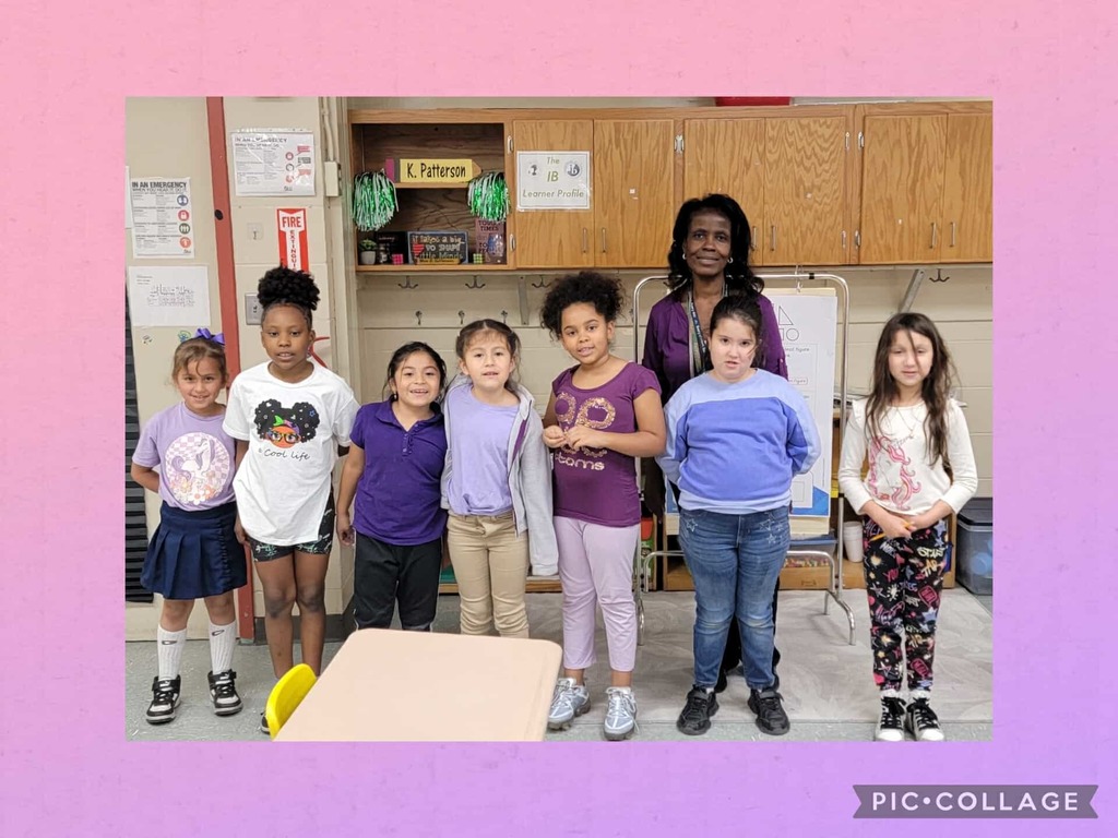 Purple Up Day - Ms. Patterson's Class (2nd)