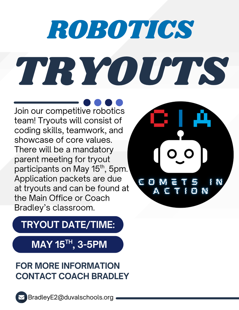Robotics Tryout Flyer