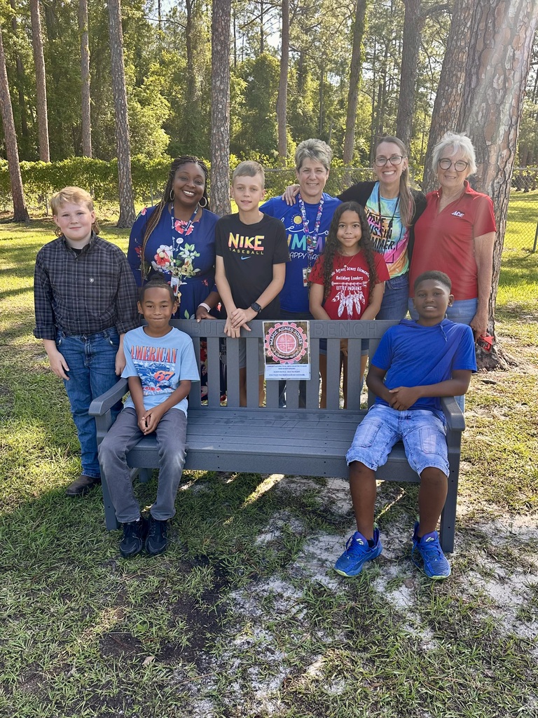 mamie agnes jones elementary school buddy bench