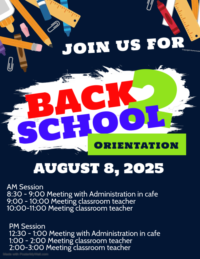Orientation flyer