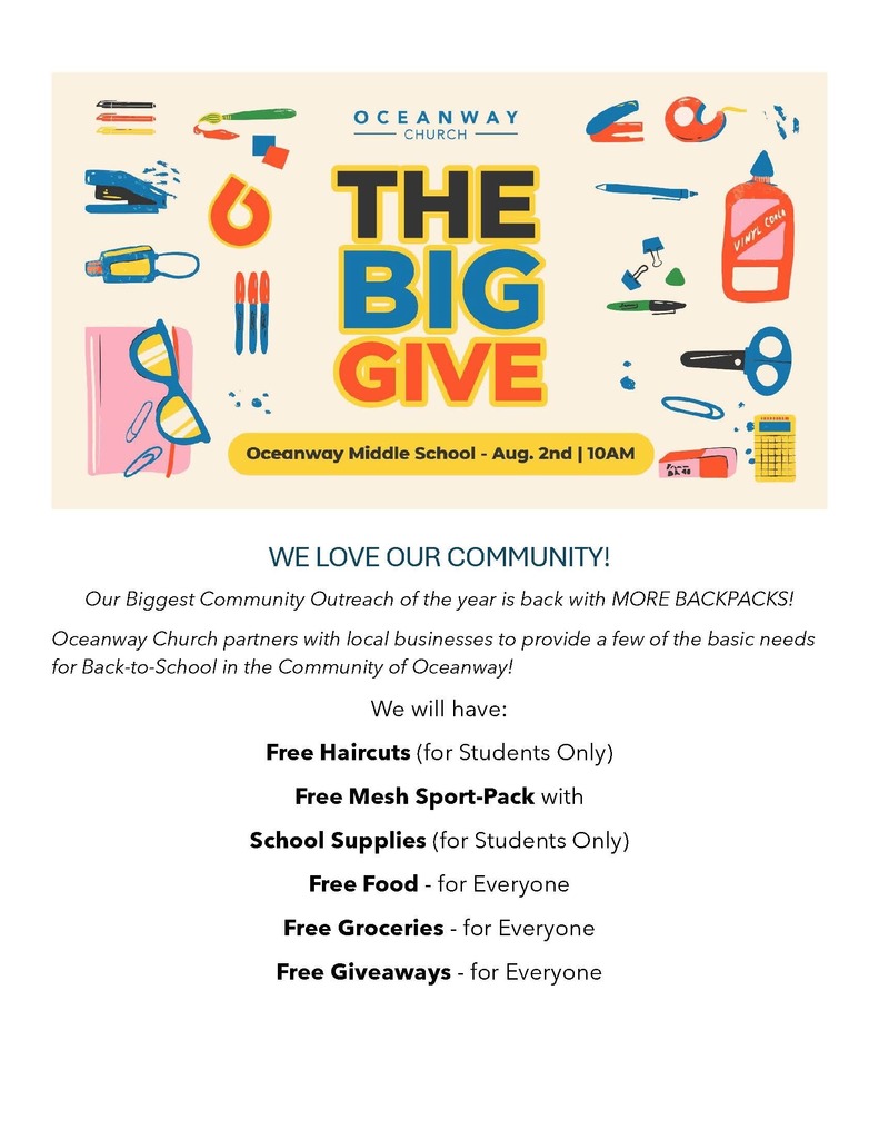 Community flyer giveaway