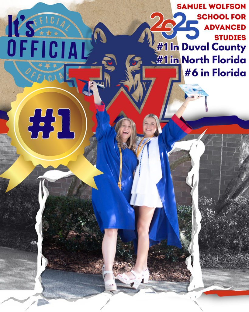 samuel wolfson school for advanced studies is ranked #1 in North Florida
