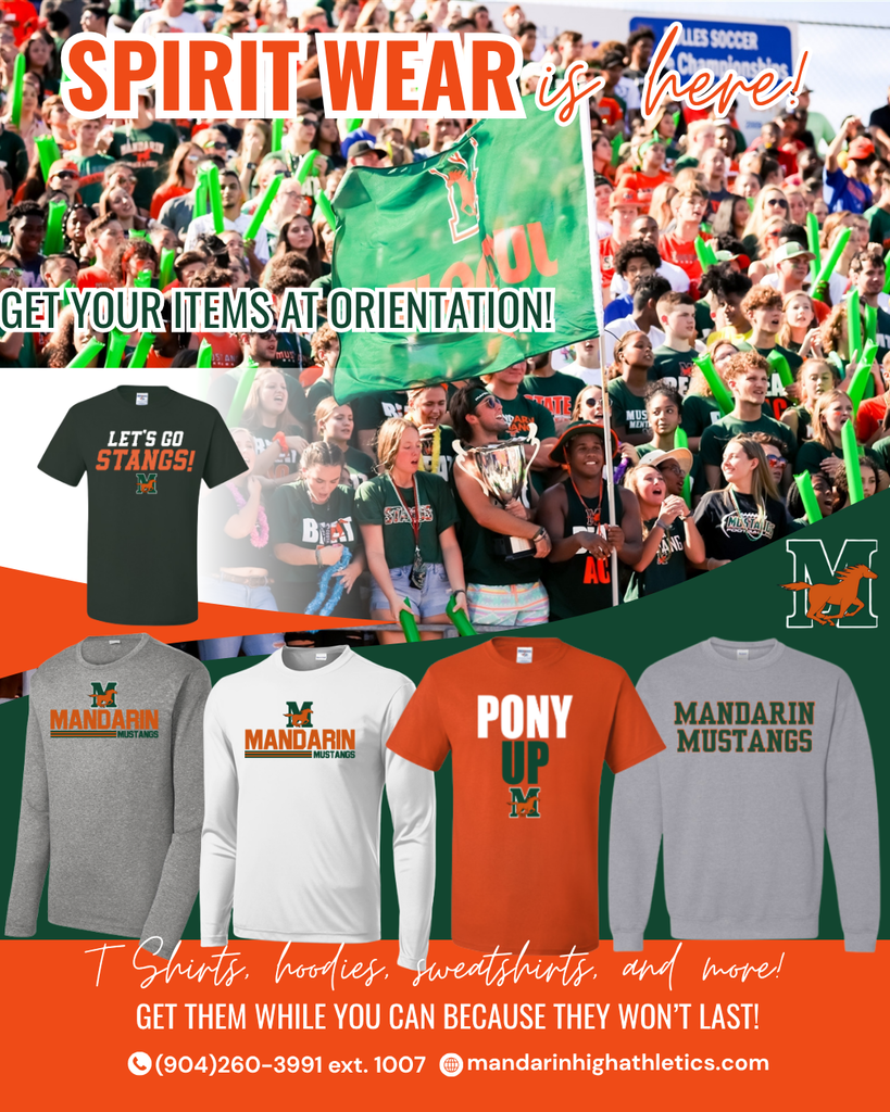Orientation Spirit Wear Flyer 2025