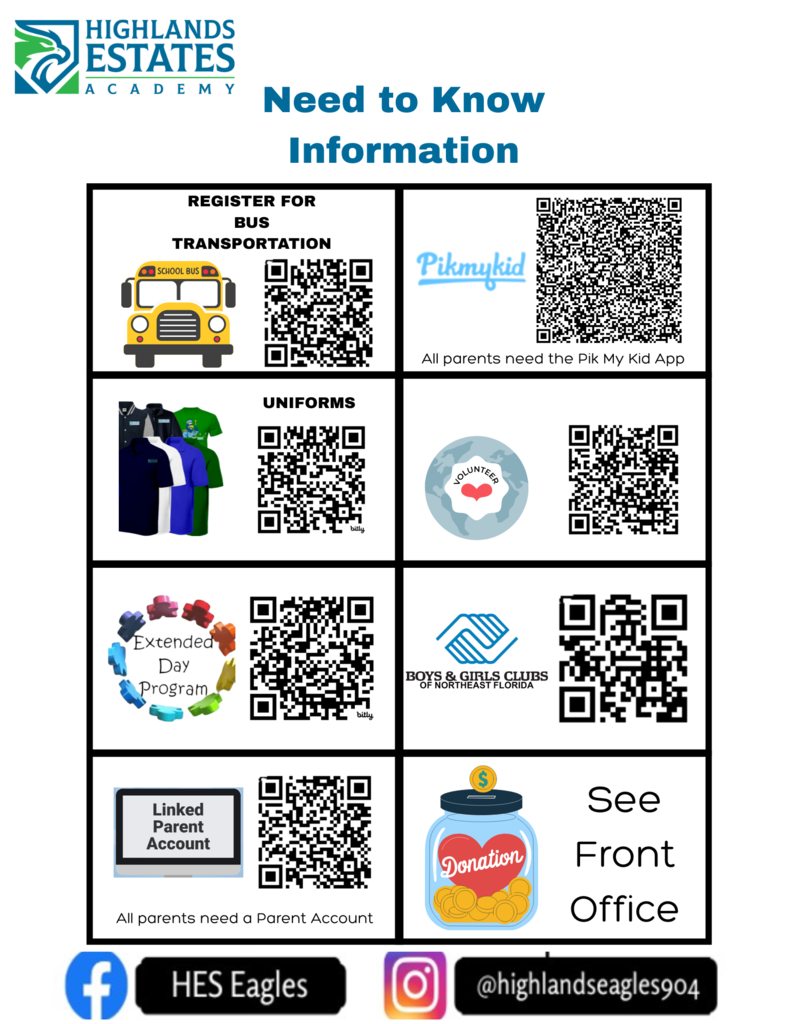 Very Important Registration Links