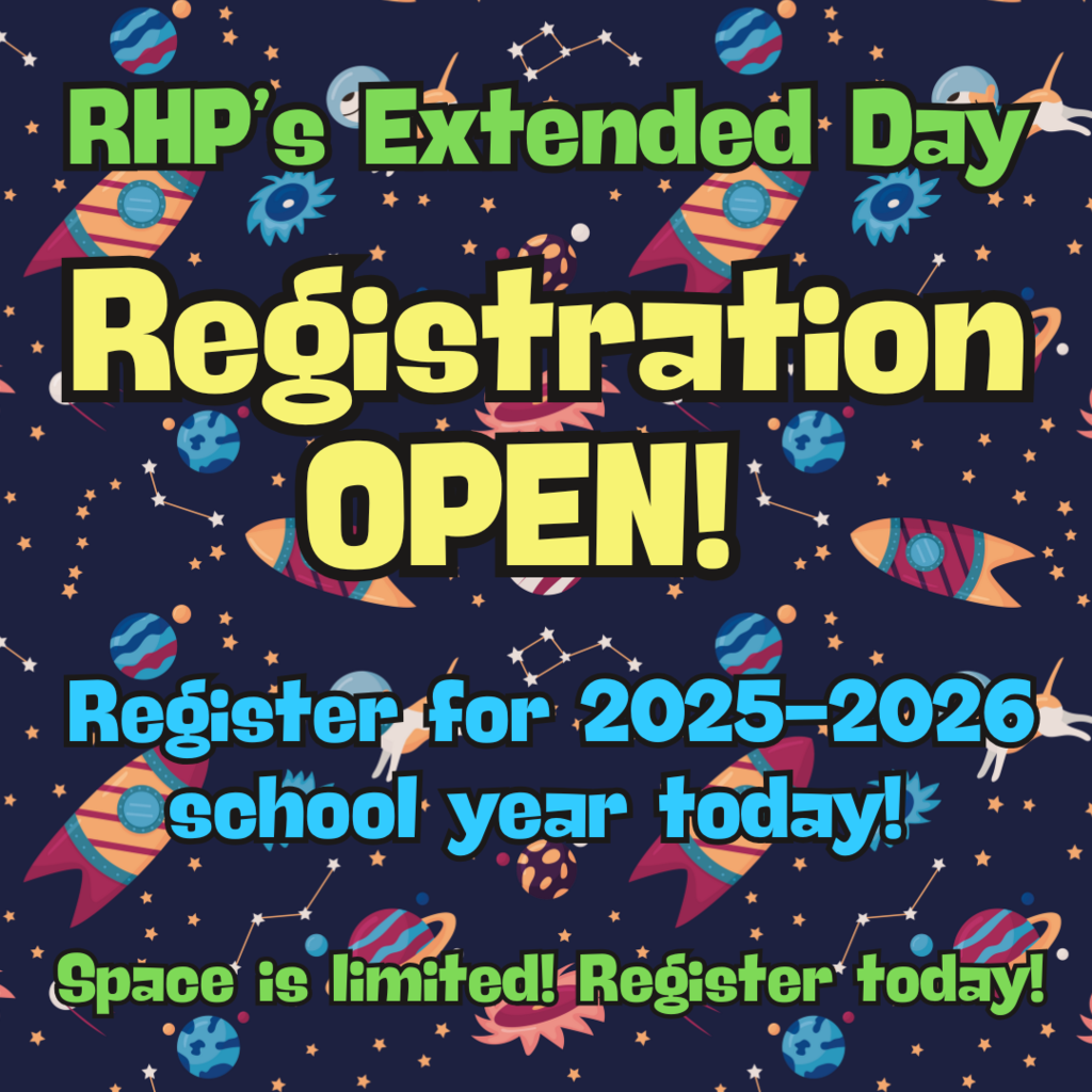 Extended Day Registration is Open for 2025-2026 School Year
