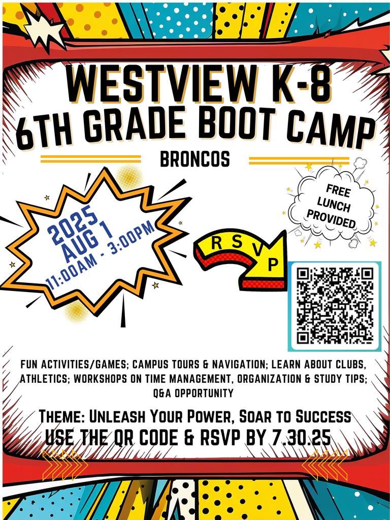 6th grade Boot Camp