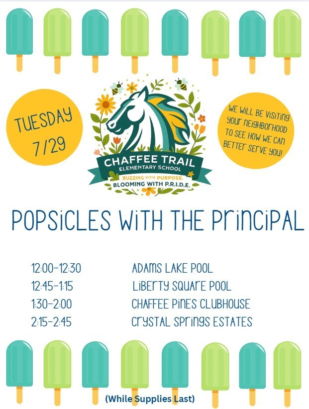 Popsicle with Principal