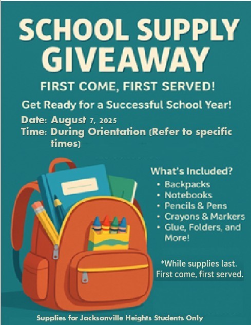 SCHOOL SUPPLY GIVEAWAY