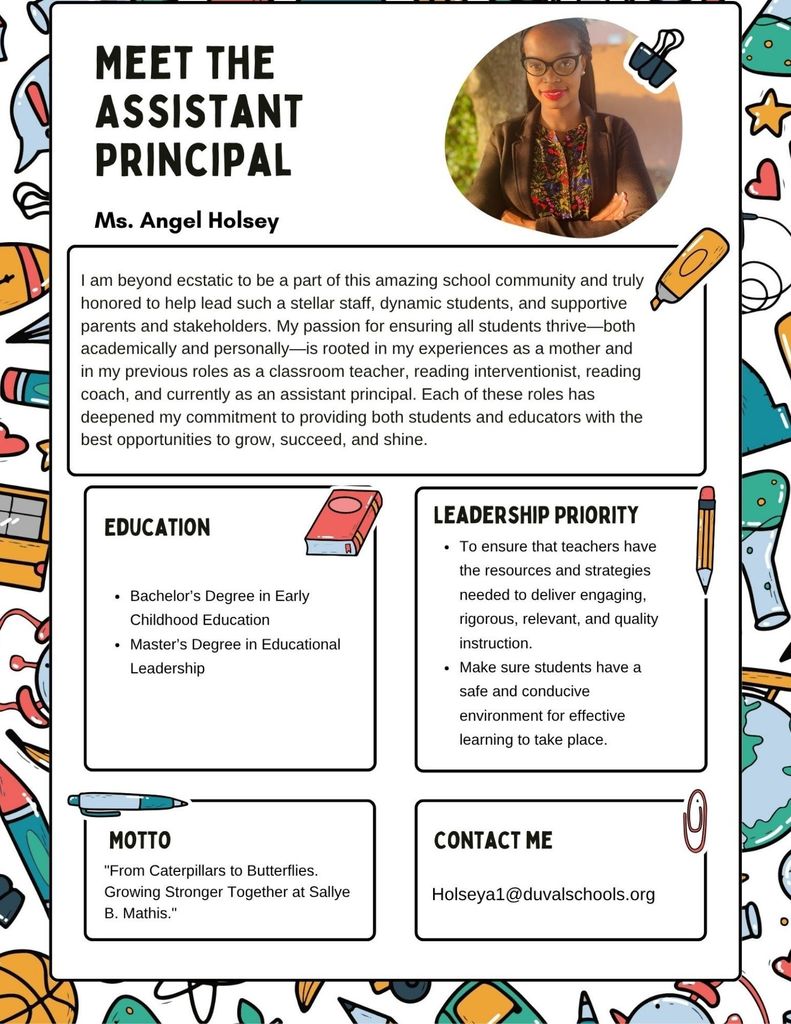 Welcome Ms. Holsey