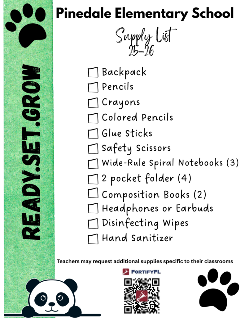 Supply List 