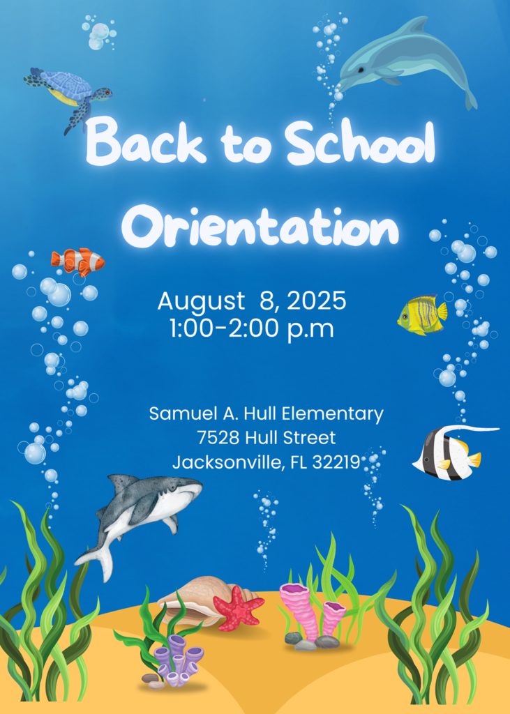 Back to School Orientation August 8, 2025 from 1:00-2:00