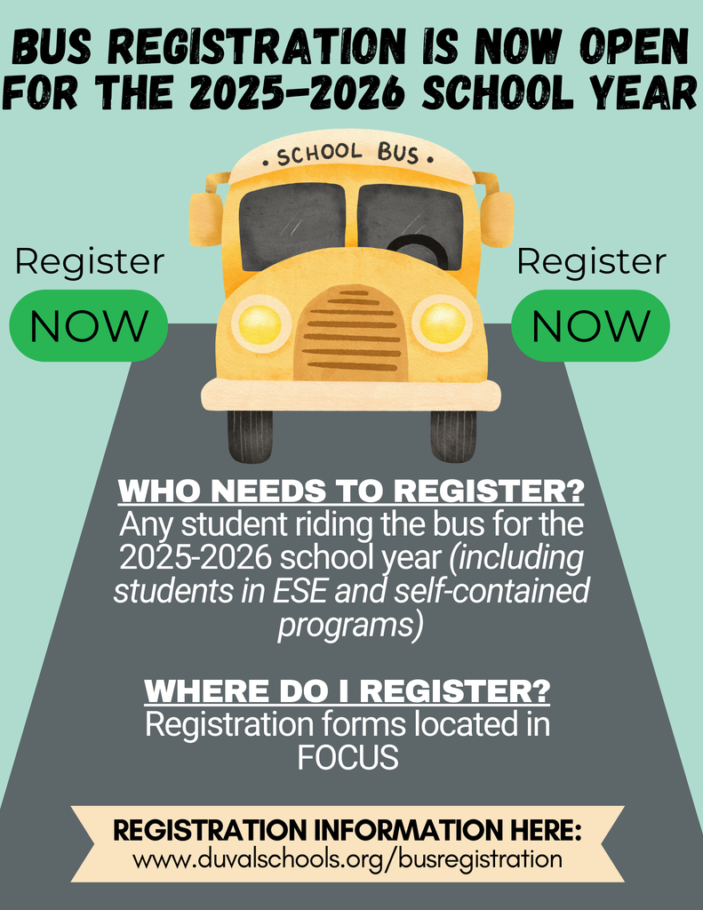 Bus Registration Now Open