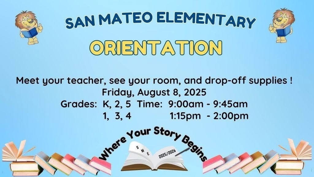 San Mateo orientation 