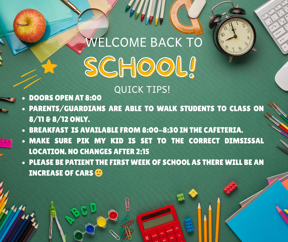 Welcome Back to School!