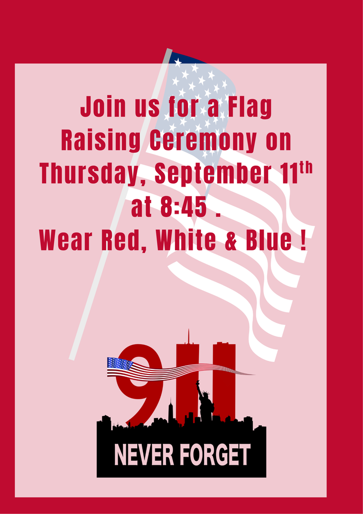 Flag raising ceremony