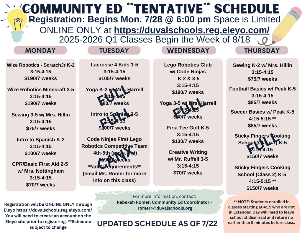 Registrations Closes Tomorrow
